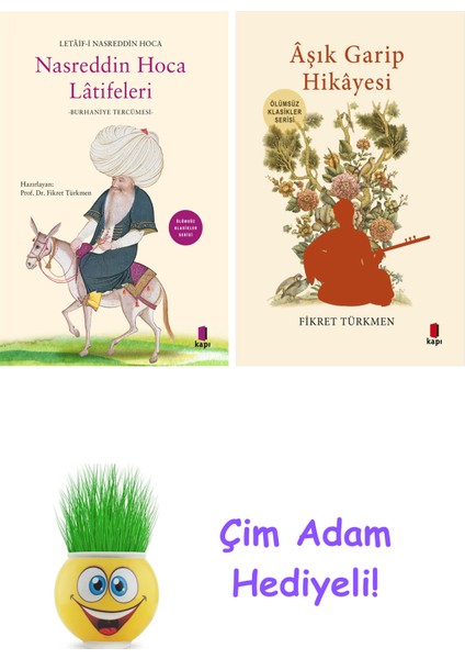 Fikret Türkmen 2 Kitap Seti + Çim Adam Hediye