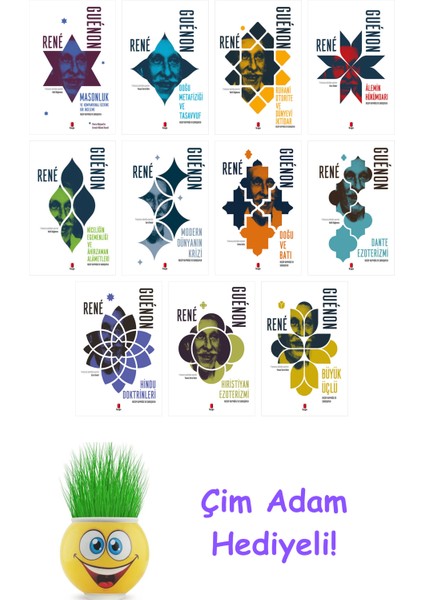 Rene Guenon 11 Kitap Seti + Çim Adam Hediye