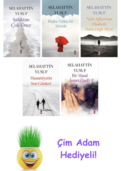 Selahattin Yusuf 5 Kitap Seti + Çim Adam Hediye