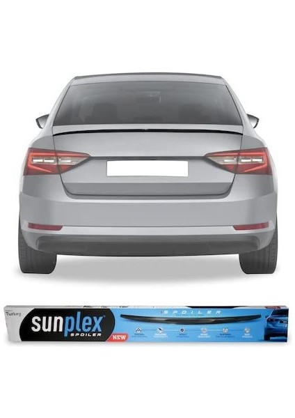 Sunplex Skoda Superb Bagaj Üstü Spoiler Piano Black 2015-2019