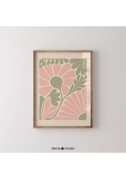 Pastel Çiçek Duvar Sanatı fiyatları