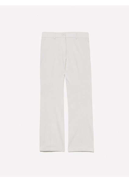 Streç Pamuklu Arkası Biyeli Cepli Pantolon Kadın Pembe Pantolon - 325A49MALE02X indirimleri