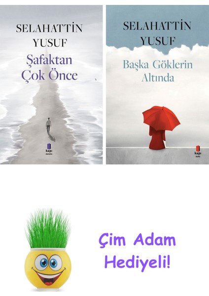 Selahattin Yusuf 2 Kitap Seti + Çim Adam Hediye