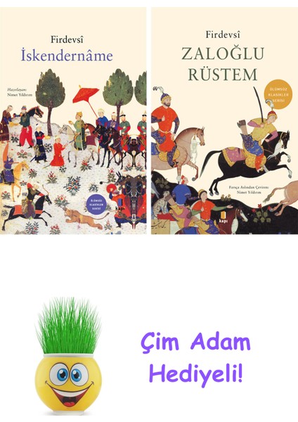 Firdevsi 2 Kitap Seti + Çim Adam Hediye