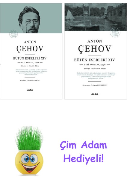 Anton Pavloviç Çehov 2 Kitap Seti + Çim Adam Hediye