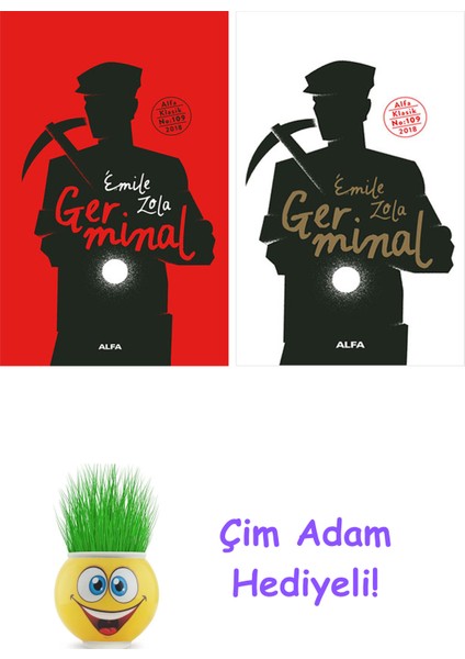 Emile Zola 2 Kitap Seti + Çim Adam Hediye