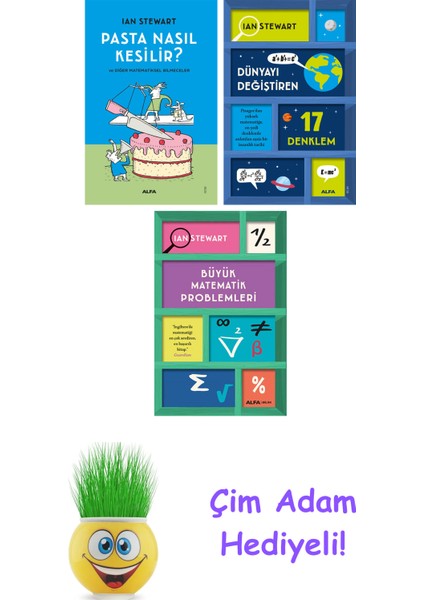 Ian Stewart 3 Kitap Seti + Çim Adam Hediye