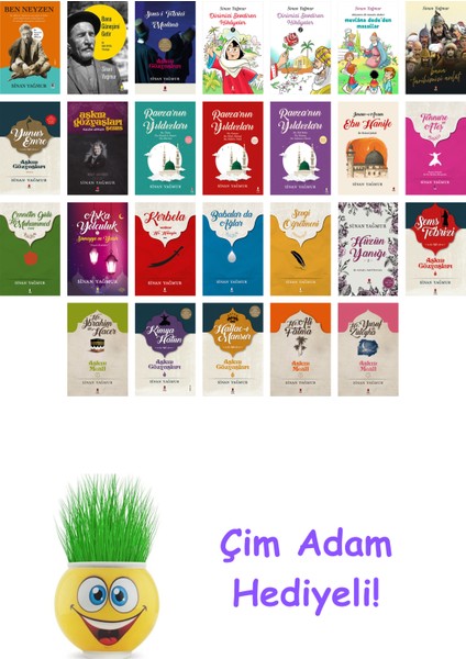 Sinan Yağmur 26 Kitap Seti + Çim Adam Hediye