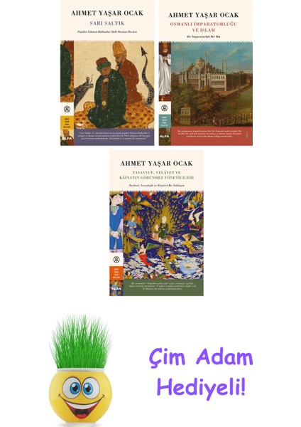 Ahmet Yaşar Ocak 3 Kitap Seti + Çim Adam Hediye
