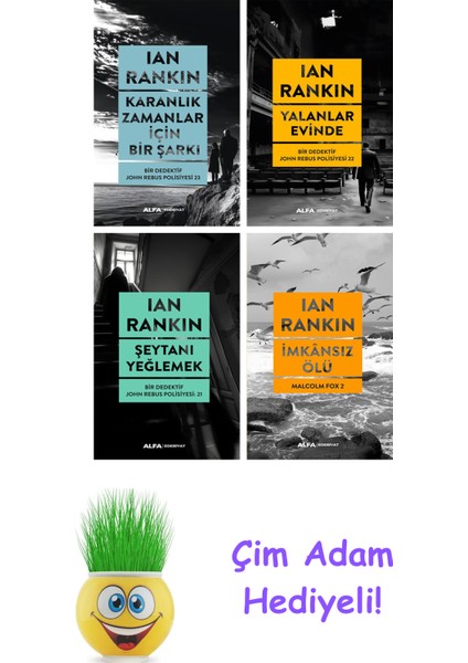 Ian Rankin 4 Kitap Seti + Çim Adam Hediye