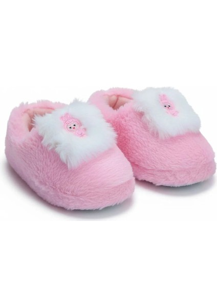 Kız Çocuk Labubulu Panduf Pembe Kreş Ayakkabısı Pandufu fiyatları