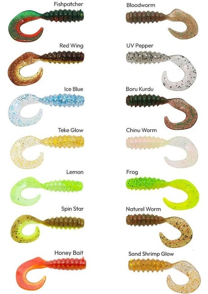 Hanfish Gurt 6 cm Silikon Yem