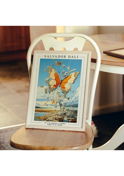 Salvador Dali Kelebek Duvar Kağıdı, Dali Duvar Sanatı, Ünlü Sanatçı Baskıları