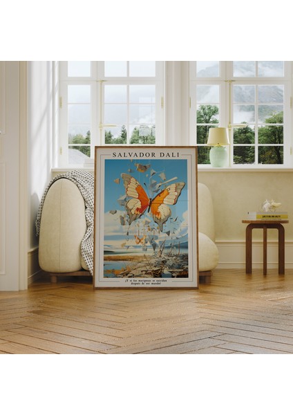 Salvador Dali Kelebek Duvar Kağıdı, Dali Duvar Sanatı, Ünlü Sanatçı Baskıları fiyatları