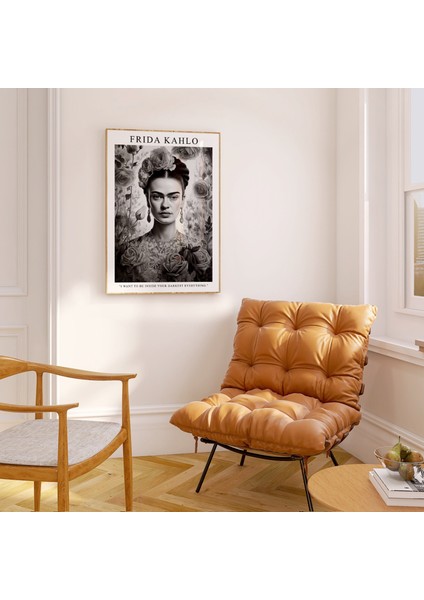 Siyah Beyaz Frida Kahlo Portresi, Feminist Sanat modelleri