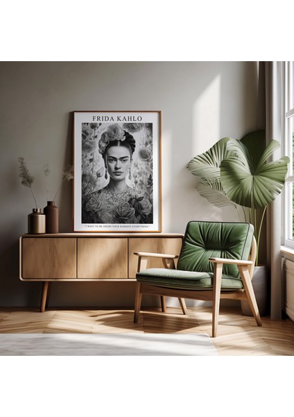 Siyah Beyaz Frida Kahlo Portresi, Feminist Sanat fırsatları