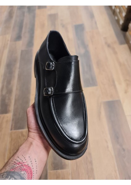 Tokalı Kışlık Klasik Hakiki Deri Erkek Ayakkabı