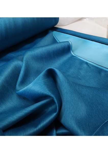 Turkuaz - Blackout Fon Perde - Pilesiz Düz Dikim - TURK1616