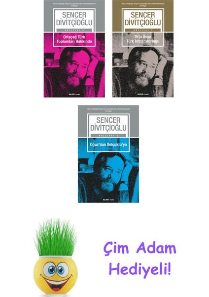 Sencer Divitçioğlu 3 Kitap Seti + Çim Adam Hediye