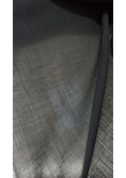 Düz Tül Perde - Füme - Pileli Dikim 1x2,5 Pile - FM500 modelleri