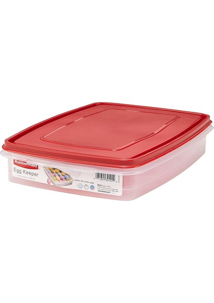 Egg Keeper 20’li Yumurta Saklama Kabı – Şeffaf Gövde, Kırmızı Kapak, Bpa’sız, Bulaşık Makinesi Uyumlu indirimleri