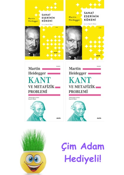 Martin Heidegger 4 Kitap Seti + Çim Adam Hediye