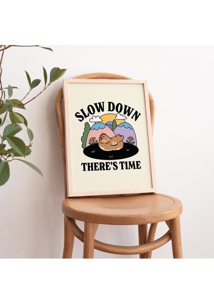 Sevimli Tavuk Sözü Baskısı, Rahatlatıcı Söz, Retro Tarz Illüstrasyon, Cottagecore Pembe Baskı fiyatları