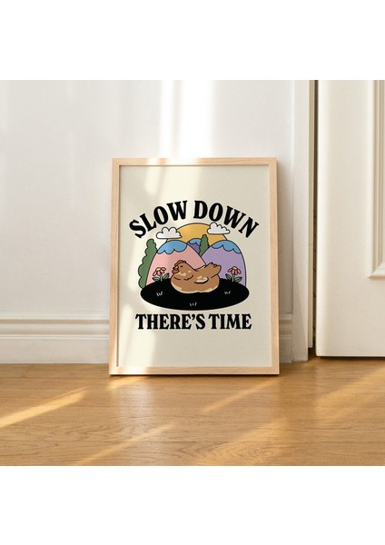 Sevimli Tavuk Sözü Baskısı, Rahatlatıcı Söz, Retro Tarz Illüstrasyon, Cottagecore Pembe Baskı modelleri