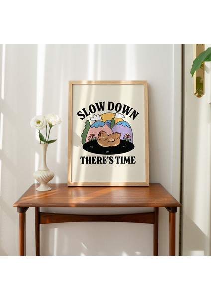 Sevimli Tavuk Sözü Baskısı, Rahatlatıcı Söz, Retro Tarz Illüstrasyon, Cottagecore Pembe Baskı indirimleri