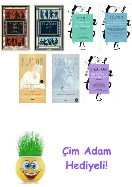 Platon 7 Kitap Seti + Çim Adam Hediye