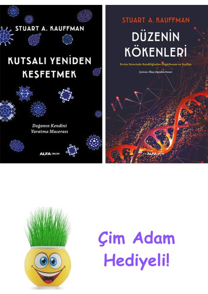 Stuart A. Kauffman 2 Kitap Seti + Çim Adam Hediye