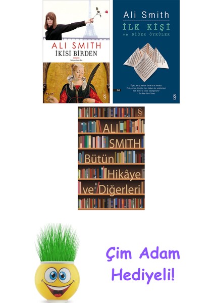 Ali Smith 3 Kitap Seti + Çim Adam Hediye