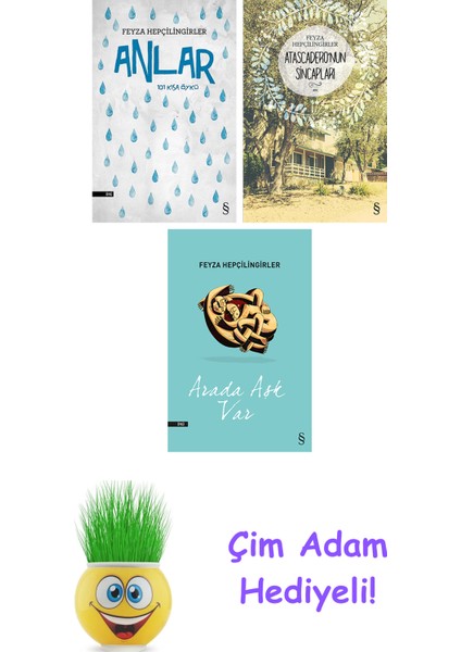 Feyza Hepçilingirler 3 Kitap Seti + Çim Adam Hediye