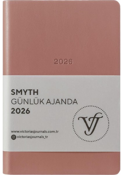 Smyth 2026 Günlük Ajanda A6 (9x14cm) Esnek Kapak Ivory 80 gr.