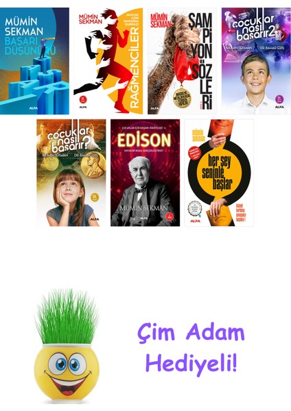 Mümin Sekman 7 Kitap Seti + Çim Adam Hediye