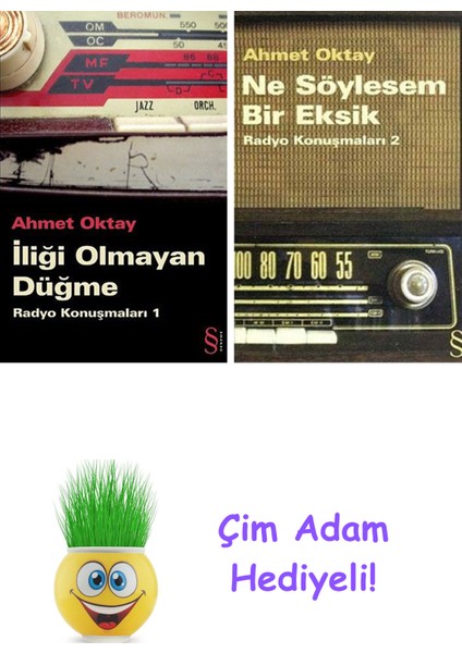 Ahmet Oktay 2 Kitap Seti + Çim Adam Hediye