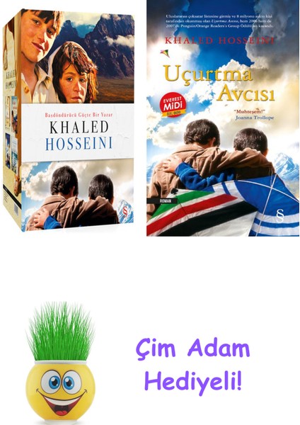 Khaled Hosseini 2 Kitap Seti + Çim Adam Hediye