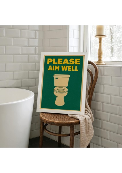 Komik Banyo Sanatı: Retro Tuvalet Kağıdı Çizgi Roman Posteri (& Baskılar)