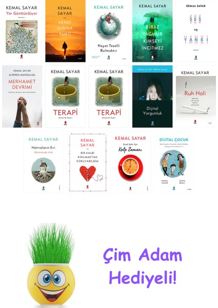 Kemal Sayar 14 Kitap Seti + Çim Adam Hediye