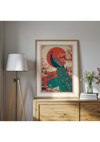 Tavus Kuşu ve Sakura Çiçeği Japon Sanatı ( ) fırsatları