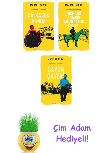 Mahmut Şenol 3 Kitap Seti + Çim Adam Hediye