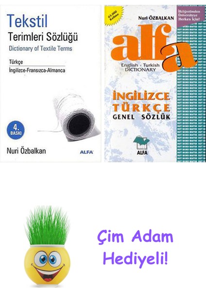Nuri Özbalkan 2 Kitap Seti + Çim Adam Hediye
