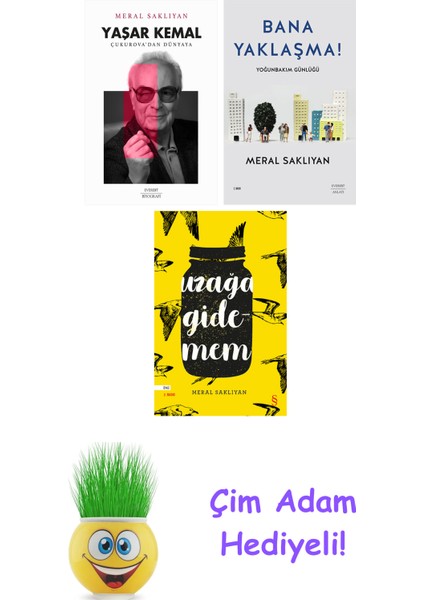 Meral Saklıyan 3 Kitap Seti + Çim Adam Hediye