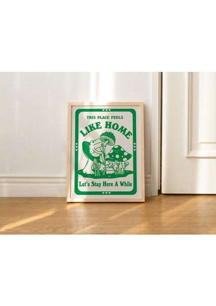 Alıntı Duvarı, Retro Duvar Dekoru, Mantar Posteri, Bebek Posteri, Baskılar