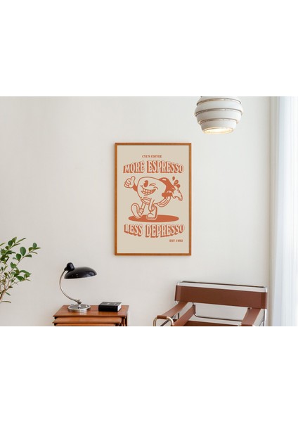Retro Alıntı Duvarı, Daha Fazla Espresso Kahvesi, Duvar Dekoru, Büyük Sanat Eserleri fiyatları