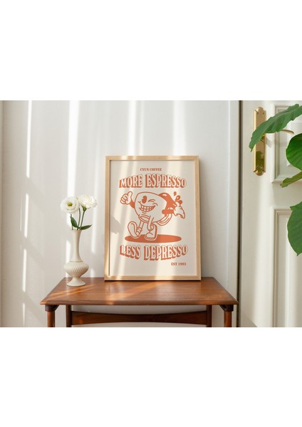 Retro Alıntı Duvarı, Daha Fazla Espresso Kahvesi, Duvar Dekoru, Büyük Sanat Eserleri modelleri