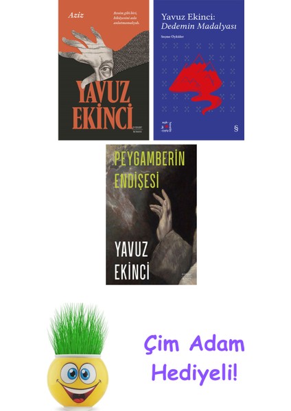 Yavuz Ekinci 3 Kitap Seti + Çim Adam Hediye
