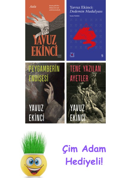 Yavuz Ekinci 4 Kitap Seti + Çim Adam Hediye