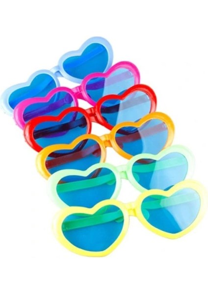 Kalp Parti Gözlüğü Büyük 12 Adet
