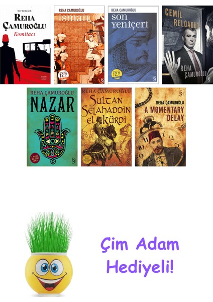 Reha Çamuroğlu 7 Kitap Seti + Çim Adam Hediye
